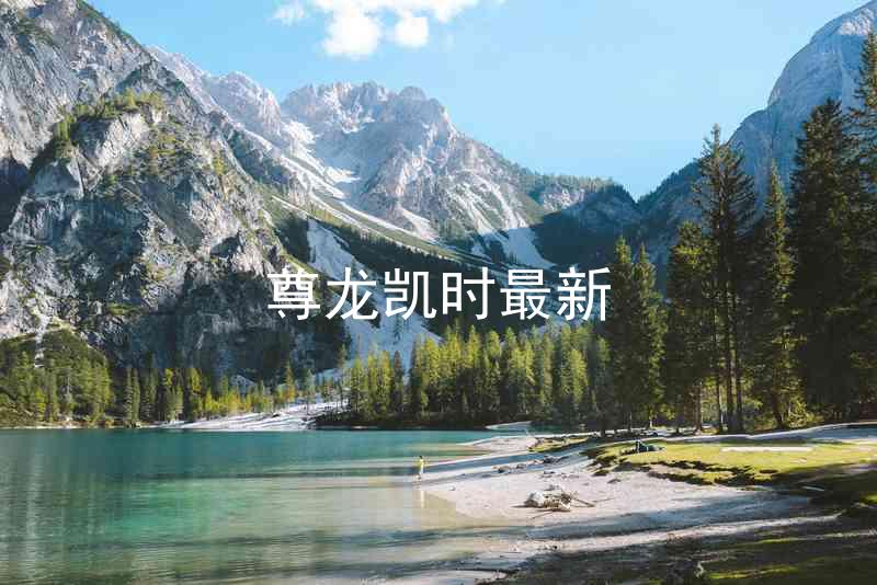 尊龙凯时最新